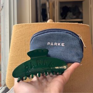 PARKE Green Hair Claw Clip
